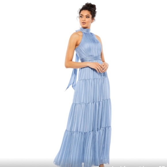 COPY - 🔥🔥🔥Elegant Blue Maxi Dress Like New - Picture 1 of 6